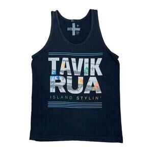 TVK ’TAVIK RUA’ Black Sleeveless Tank Top Men’s Size Medium